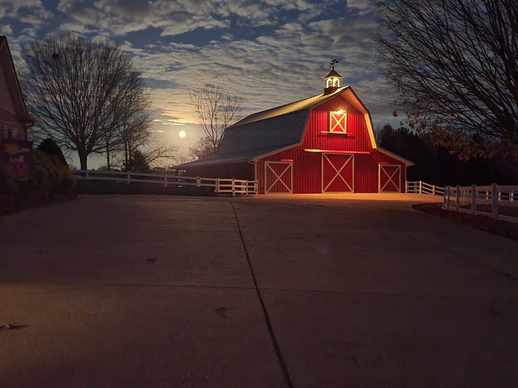 Cupola with weathervane